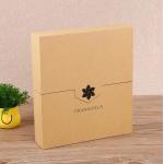 One Color Printing Brown Kraft Paper Gift Box With Foam Insert for sale