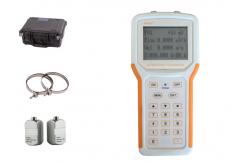 China Ultrasonic Handheld Water Flow Meter ABS Housing Data Logger Function supplier