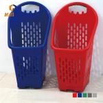 70L Supermarket Customized Large Volume Durable Shopping Basket For Supermarket for sale