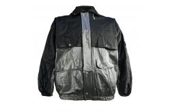 China Silver Reflective Cycling Rain Jacket Coat Lightweight Breathable Reflective Raincoat With Hood supplier