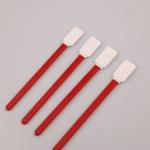 Square TOC Specimen Collection Polyester Swab With 125mm Red PP Stick for sale