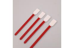 China Square TOC Specimen Collection Polyester Swab With 125mm Red PP Stick supplier