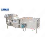 Hair Removel Fruit And Vegetable Washing Machine 500 - 1000kg / H Capacity Automatic Vegetable Washer for sale
