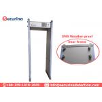 300 Level High Sensitivity Door Frame Metal Detector Multi Detecting Zones IP65 Waterproof for sale
