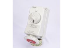 China 63A IP44 Mechanical Interlock Contactor Switch Sockets supplier