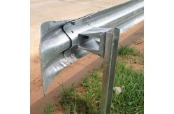 China Crowd Control Barrier Fence W Beam Guardrail Beam Dimensions Fishtail Terminal End supplier