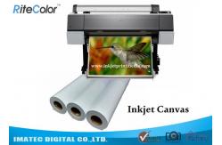 China 360gsm Eco Solvent Matte Printable Cotton Inkjet Printing Plotter Photo Canvas supplier