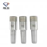 Brazed Body Sharp Taper Shank Diamond Glass Core Drill Bit