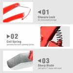 Flexible Durable PEX Crimping Tool Pipe Cutters For 1/8-1 Tubing