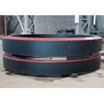 Plain Riding Ring Cement Plant 2-9M Rotary Kiln Tyre And Rotary Kiln Ride Ring for sale