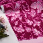 135cm Polyester Water Soluble Lace Guipure Embroidery Lace Trim Fabric