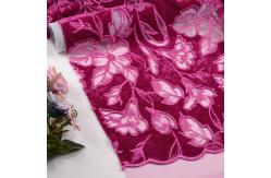 China 135cm Polyester Water Soluble Lace Guipure Embroidery Lace Trim Fabric supplier