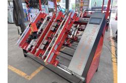 China Block Making Pallet Nailing Machine Euro Style Pallet Nailer With 2 Nail Guns supplier