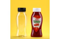 China PETG Clear Ketchup Plastic Seasoning Bottles ODM 450ml supplier