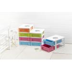 Multilayer 2 3 4 Two Three Drawer Plastic Drawer Organizer Cabinet for sale