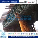 Bailey Type Bridge Scaffolding Construction Platforms With Different Spans And Multiple Rows for sale