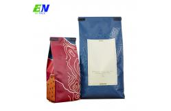 China 250g 500g Hot Sell Custom Printing Side Gusset Coffee Bag With Tin Tie And Valve supplier