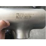 En 10253-4-3 Super Duplex Pipe Fittings Steel Red Tee 88.9*60.3mm for sale