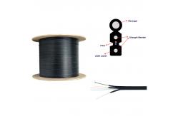 China ISO14001 Self Supporting PVC 2 Core Ftth Drop Cable supplier