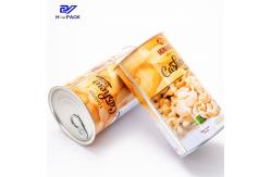 China SGS Large Round Tin Containers 700ml Metal Cans For Fruit Juices supplier