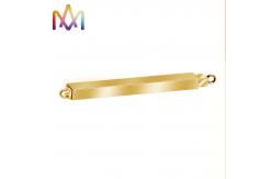 China Gold Plated 4x48MM SS304 Horizontal Bar Pendant supplier