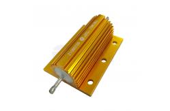 China 75W High Power Gold Aluminum Housed Braking Resistor Wirewound Led Load supplier