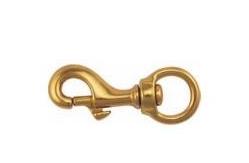 China High Polish Pet Hardware Solid Brass Hook With Customizable Logo supplier