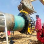 High Speed Hydraulic Pipe Groove Machine on Field Pipeline Construction Equipment