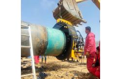 China High Speed Hydraulic Pipe Groove Machine on Field Pipeline Construction Equipment supplier