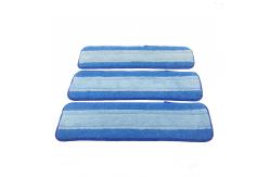 China 18 Blue Microfiber Sponge Inner Household Wet Mop Pad supplier