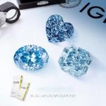 Lab Grown Blue Diamonds IGI Certified Custom Diamond Jewelry Options for sale