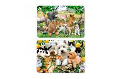 China Custom Depth 3D Lenticular Placemats Decoration For Dining Room supplier