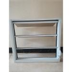 Single Glass UPVC Louver Window Aluminum Jalousie Windows With Handle Customized for sale