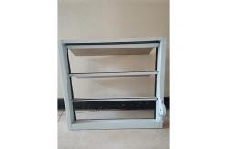 China Single Glass UPVC Louver Window Aluminum Jalousie Windows With Handle Customized supplier