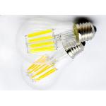 Bright Globe LED Filament Bulb , Warm White Filament LED Bulb Glass 3300K