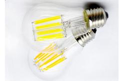 China Bright Globe LED Filament Bulb , Warm White Filament LED Bulb Glass 3300K supplier