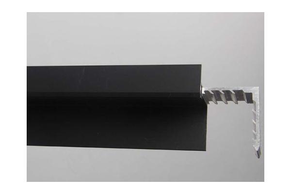 Black Anodized Aluminum Solar Panel Frame 6063 - T5 With Customized Size