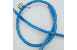 China Playground Net Polyester Combination Rope 12mm 1 Strand Anti UV supplier