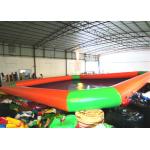 Amusement Inflatable Water Games Giant Inflatable Pool Digital Printing 6 X 6m Customized for sale