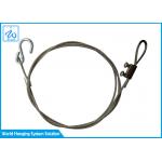Diameter 1.5 mm Stainless Steel Wire Rope Safety Lanyards With S Hook for sale