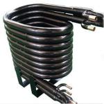 Copper Industrial Water Cooled AC Coaxial heat exchanger for sale