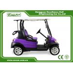 Purple And Black 2 Passenger Electric Car 48V With 1 Year Warranty for sale
