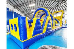 China 13.2X4.7X3M Inflatables Obstacle Course Kids Jumping Castle Bounce House supplier