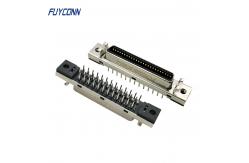 China 180 Degree PCB SCSI Connector Female 50P MDR Servo Connector supplier