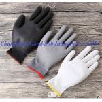 EN388 CE 3121 Auto Repair Pu Coated Nylon Knitted  Gloves for sale