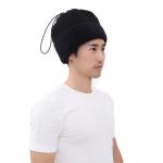 Black 150g Migraine Gel Ice Hat , PE Headache Ice Wrap for sale