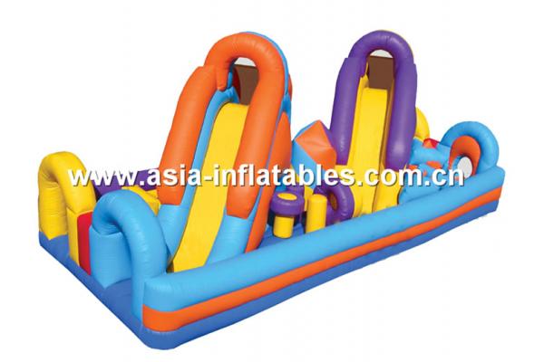 Inflatable Obstacle Course For Playground Entertainment Equipment