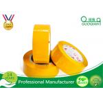 Yellowish Colored Duct Tape Waterproof Masking Tape For Carton Sealing Hot Melt Adhesive for sale