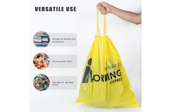 China Disposable Strong Load-Bearing Environmentally Safe Kitchen Recyclable Drawstring Garbage Bag supplier