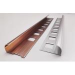 C Channel Polishing Aluminium Edge Trim Profiles Curved Round Extrusion